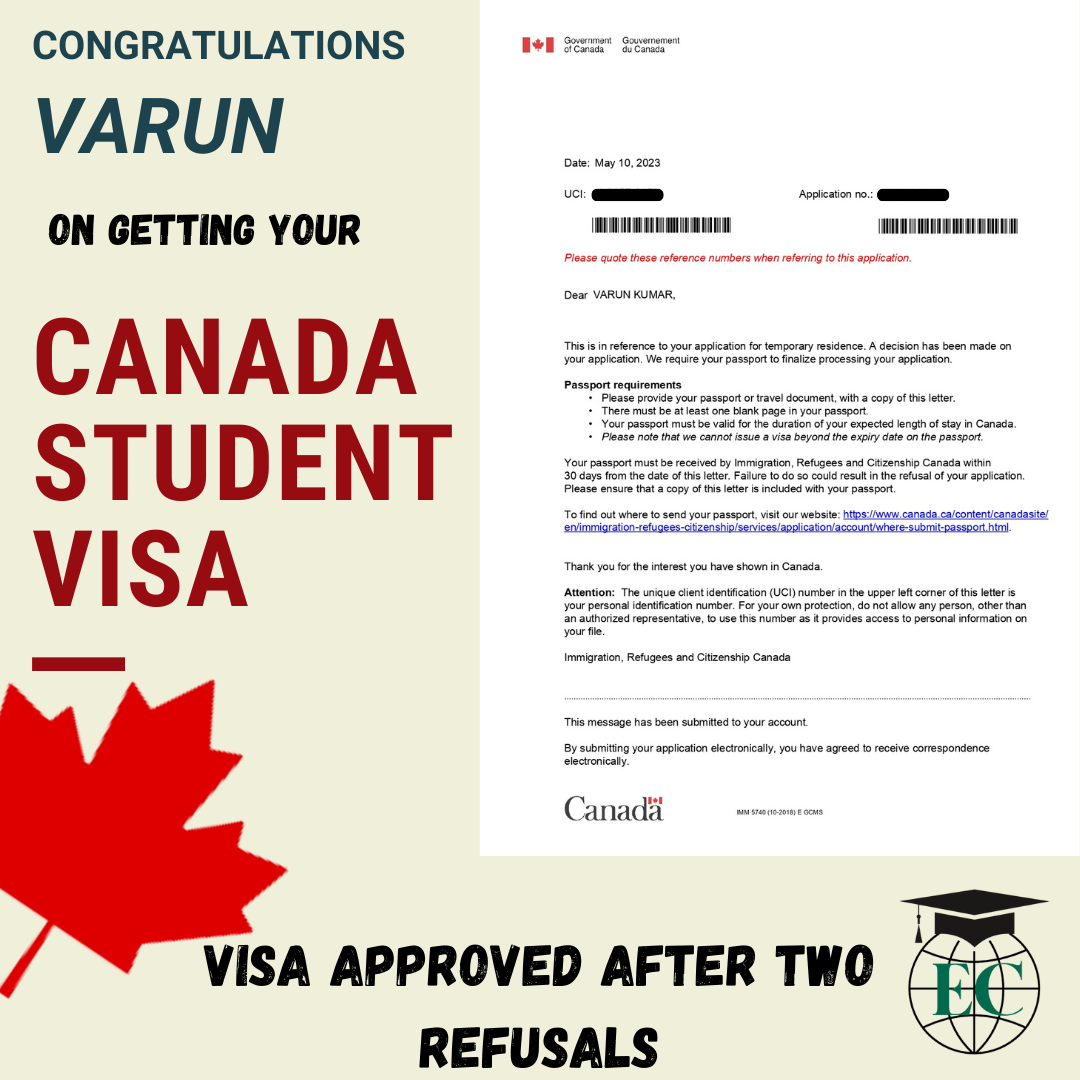 Visas Recieved